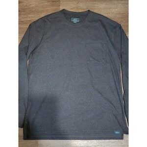 Woolrich Green Label Collection Long Sleeve Pocket Tee Shirt Size S‎